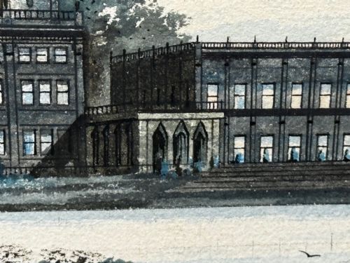 PAINTING THE FINAL GLIMPSE TRENTHAM HALL C1912 SEAT DUKE OF SUTHERLAND - ADDITIONAL PHOTO 15