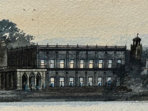 PAINTING THE FINAL GLIMPSE TRENTHAM HALL C1912 SEAT DUKE OF SUTHERLAND - ADDITIONAL PHOTO 16