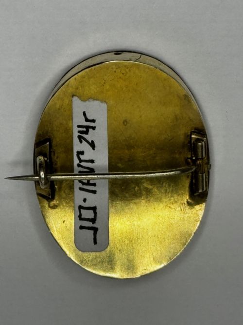 NEOCLASSICAL FRENCH 18TH CENTURY GOLD CUPID AND PSYCHE BROOCH C1760 - ADDITIONAL PHOTO 13