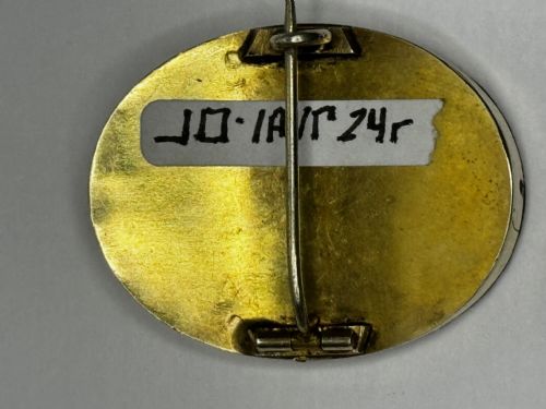 NEOCLASSICAL FRENCH 18TH CENTURY GOLD CUPID AND PSYCHE BROOCH C1760 - ADDITIONAL PHOTO 14