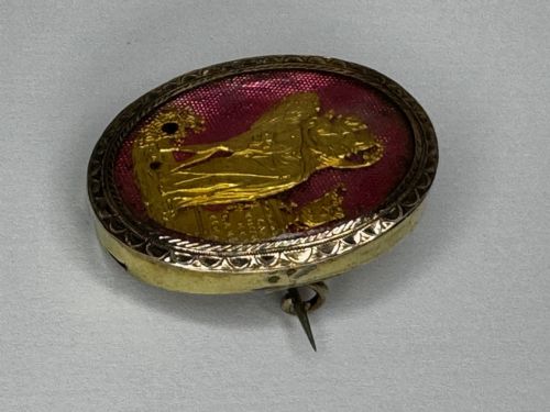 NEOCLASSICAL FRENCH 18TH CENTURY GOLD CUPID AND PSYCHE BROOCH C1760 - ADDITIONAL PHOTO 19