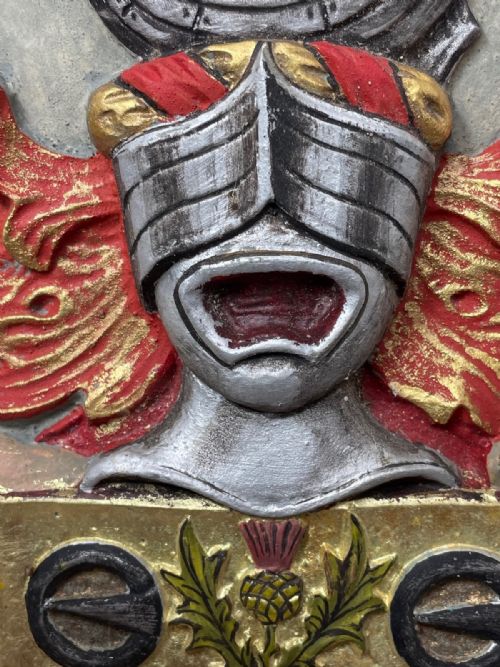 BRONZE HERALDIC PLAQUE DUNCAN ARMS OBE MINISTRY OF SUPPLY GLASGOW - ADDITIONAL PHOTO 6