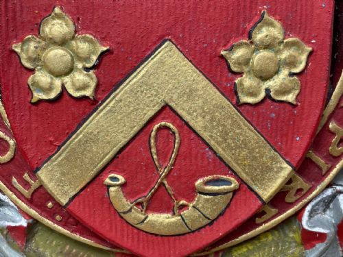 BRONZE HERALDIC PLAQUE DUNCAN ARMS OBE MINISTRY OF SUPPLY GLASGOW - ADDITIONAL PHOTO 7