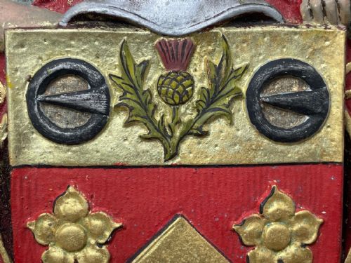 BRONZE HERALDIC PLAQUE DUNCAN ARMS OBE MINISTRY OF SUPPLY GLASGOW - ADDITIONAL PHOTO 8