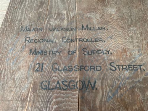 BRONZE HERALDIC PLAQUE DUNCAN ARMS OBE MINISTRY OF SUPPLY GLASGOW - ADDITIONAL PHOTO 9