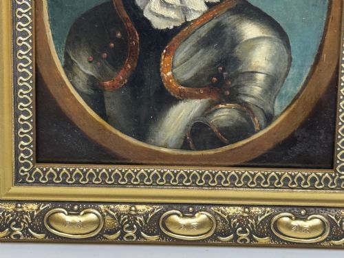 C1840 OIL PORTRAIT GENERAL JOHN LAMBERT IN ARMOUR NEW MODEL ARMY COMMANDER - ADDITIONAL PHOTO 1