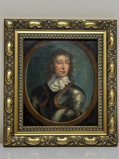 C1840 OIL PORTRAIT GENERAL JOHN LAMBERT IN ARMOUR NEW MODEL ARMY COMMANDER - ADDITIONAL PHOTO 3