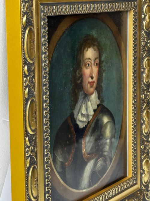 C1840 OIL PORTRAIT GENERAL JOHN LAMBERT IN ARMOUR NEW MODEL ARMY COMMANDER - ADDITIONAL PHOTO 8