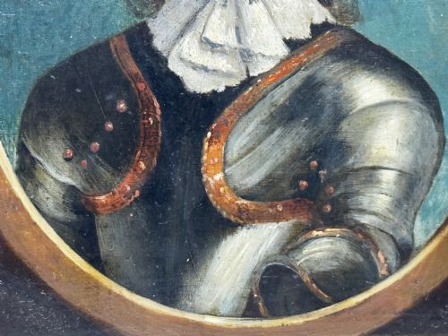 C1840 OIL PORTRAIT GENERAL JOHN LAMBERT IN ARMOUR NEW MODEL ARMY COMMANDER - ADDITIONAL PHOTO 14