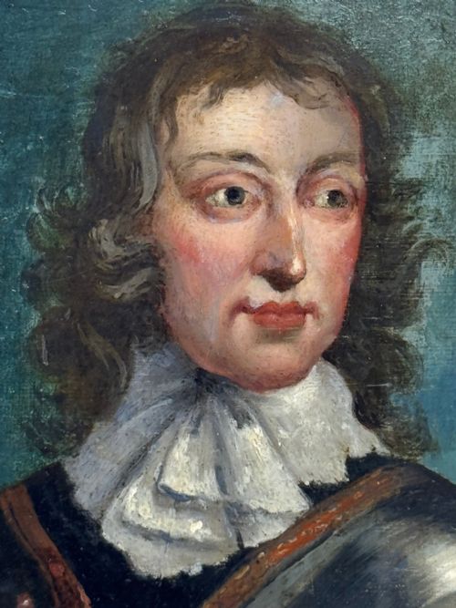 C1840 OIL PORTRAIT GENERAL JOHN LAMBERT IN ARMOUR NEW MODEL ARMY COMMANDER - ADDITIONAL PHOTO 22