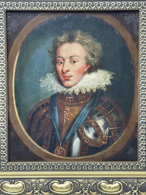 OIL PORTRAIT HENRY FREDERICK PRINCE OF WALES ORDER OF THE GARTER - ADDITIONAL PHOTO 1