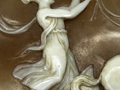 ROMAN GODDESS AURORA IN HER CHARIOT GEORGIAN SHELL CAMEO BROOCH C1820 - ADDITIONAL PHOTO 18