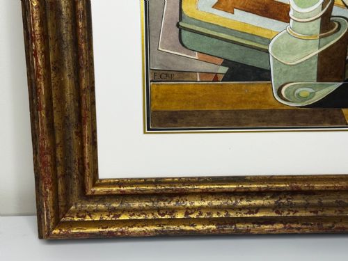 CUBISM PAINTING DOMESTIC KITCHEN GEOMETRY EDWARD CARTER PRESTON - ADDITIONAL PHOTO 3