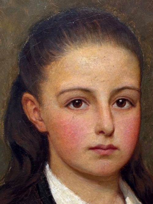 YOUNG EQUESTRIENNE OIL PORTRAIT OF BEATRICE MARY CLIFFORD ATTRIBUTED TO ALEXANDER MACLEAN - ADDITIONAL PHOTO 5