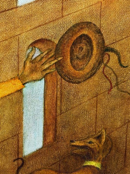 CIRCUS CYCLIST ACT SURREALISM PAINTING - ADDITIONAL PHOTO 28