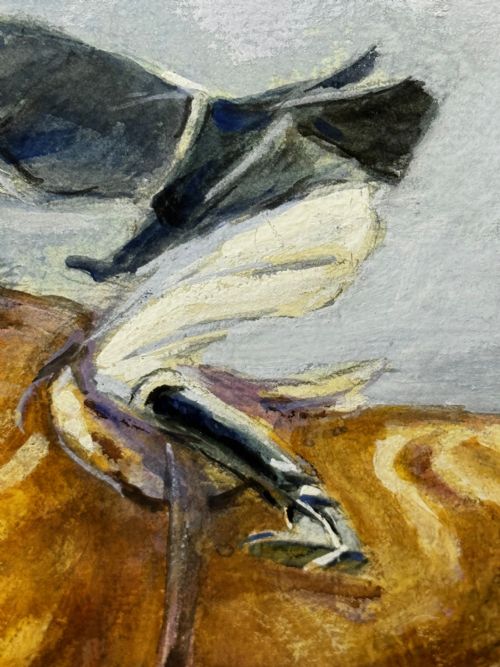 PAINTING PAT SMYTHE AND FINALITY WINNER LEADING SHOWJUMPER OF THE YEAR C1949 - ADDITIONAL PHOTO 10