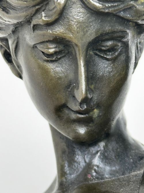 FRENCH BRONZE ALLEGORY OF PURITY AND GRACE LA SOURCE C1900 - ADDITIONAL PHOTO 4