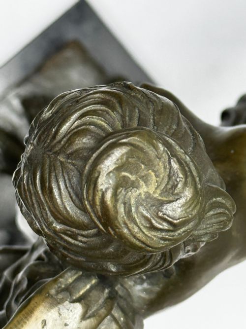 FRENCH BRONZE ALLEGORY OF PURITY AND GRACE LA SOURCE C1900 - ADDITIONAL PHOTO 14