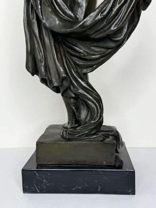 FRENCH BRONZE ALLEGORY OF PURITY AND GRACE LA SOURCE C1900 - ADDITIONAL PHOTO 21