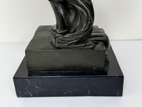 FRENCH BRONZE ALLEGORY OF PURITY AND GRACE LA SOURCE C1900 - ADDITIONAL PHOTO 22