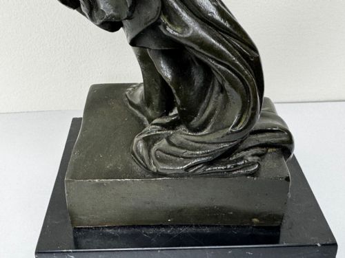 FRENCH BRONZE ALLEGORY OF PURITY AND GRACE LA SOURCE C1900 - ADDITIONAL PHOTO 23