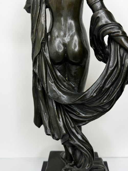 FRENCH BRONZE ALLEGORY OF PURITY AND GRACE LA SOURCE C1900 - ADDITIONAL PHOTO 25