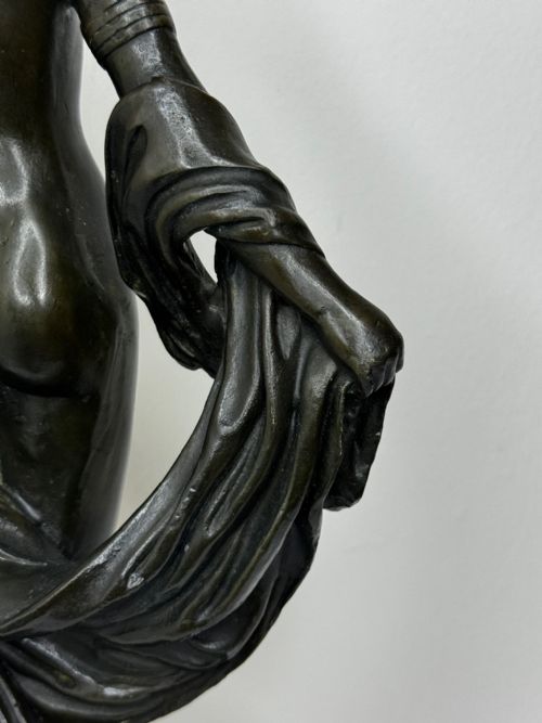 FRENCH BRONZE ALLEGORY OF PURITY AND GRACE LA SOURCE C1900 - ADDITIONAL PHOTO 26