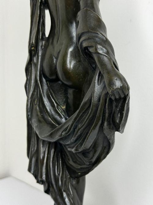 FRENCH BRONZE ALLEGORY OF PURITY AND GRACE LA SOURCE C1900 - ADDITIONAL PHOTO 27