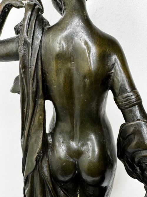 FRENCH BRONZE ALLEGORY OF PURITY AND GRACE LA SOURCE C1900 - ADDITIONAL PHOTO 29