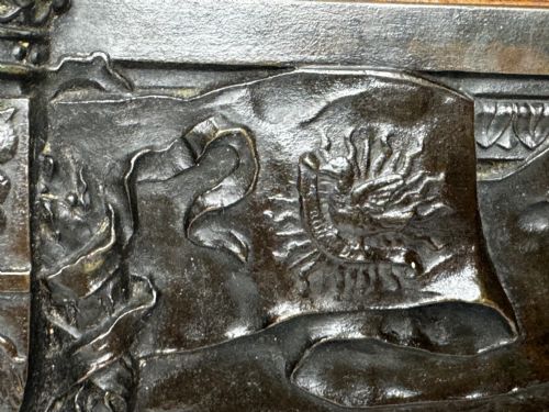 MILAN C1891 BRONZE RELIEF OF CASTELLO SFORZESCO WITH SFORZAVISCONTI ARMS - ADDITIONAL PHOTO 26