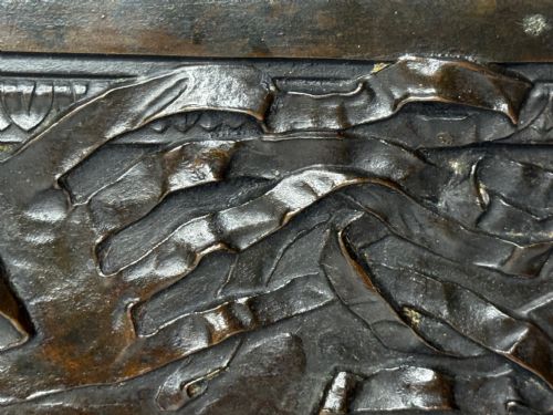 MILAN C1891 BRONZE RELIEF OF CASTELLO SFORZESCO WITH SFORZAVISCONTI ARMS - ADDITIONAL PHOTO 29