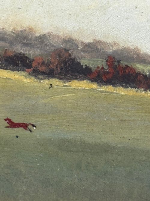 19TH CENTURY PAINTING VIEW HALLOO THE BERKELEY HUNT C1880 - ADDITIONAL PHOTO 9