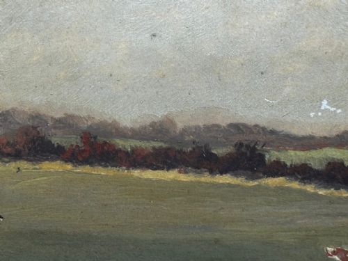 19TH CENTURY PAINTING VIEW HALLOO THE BERKELEY HUNT C1880 - ADDITIONAL PHOTO 23