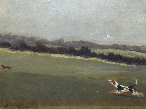 19TH CENTURY PAINTING VIEW HALLOO THE BERKELEY HUNT C1880 - ADDITIONAL PHOTO 24