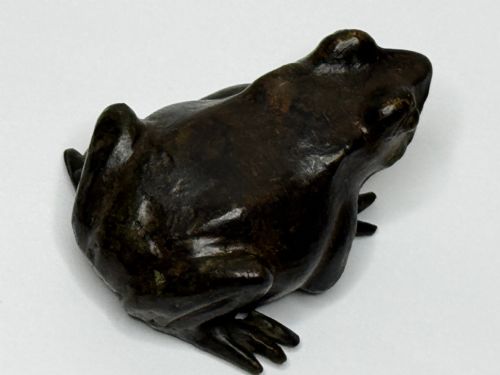ANTIQUE FRENCH ANIMALIER BRONZE FROG SCULPTURE C1850PARISIAN WORKSHOP - ADDITIONAL PHOTO 17