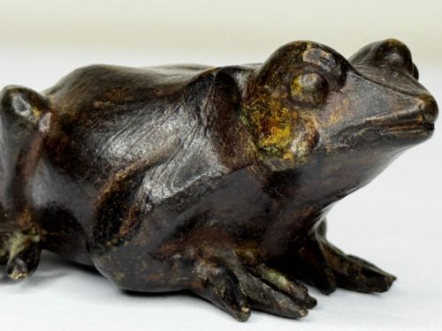 ANTIQUE FRENCH ANIMALIER BRONZE FROG SCULPTURE C1850PARISIAN WORKSHOP - ADDITIONAL PHOTO 23