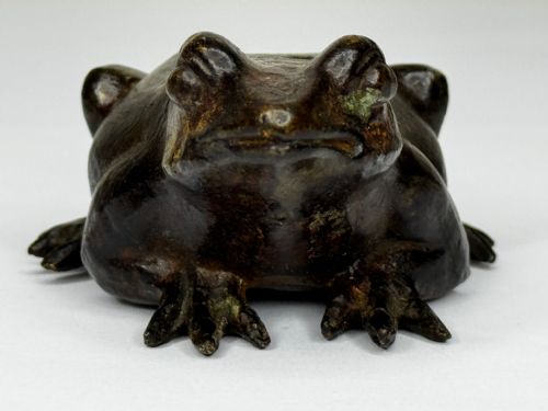 ANTIQUE FRENCH ANIMALIER BRONZE FROG SCULPTURE C1850PARISIAN WORKSHOP - ADDITIONAL PHOTO 25