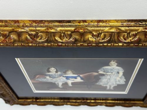 PAINTING LOUISA COOKES THREE DAUGHTERS C1833CIRCLE OF WILLIAM EGLEY 17981870 ENGLISH SCHOOL - ADDITIONAL PHOTO 4