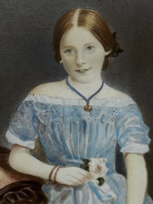 PAINTING LOUISA COOKES THREE DAUGHTERS C1833CIRCLE OF WILLIAM EGLEY 17981870 ENGLISH SCHOOL - ADDITIONAL PHOTO 21