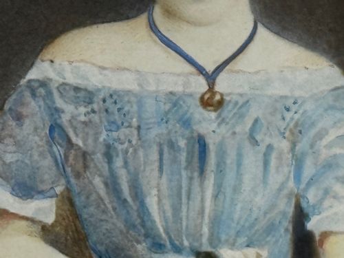 PAINTING LOUISA COOKES THREE DAUGHTERS C1833CIRCLE OF WILLIAM EGLEY 17981870 ENGLISH SCHOOL - ADDITIONAL PHOTO 26