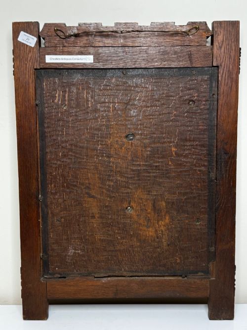 GOTHIC REVIVAL OAK FRUITWOOD PORTRAIT PLAQUE OF COLONEL SIR EDWARD MASSEY - ADDITIONAL PHOTO 21