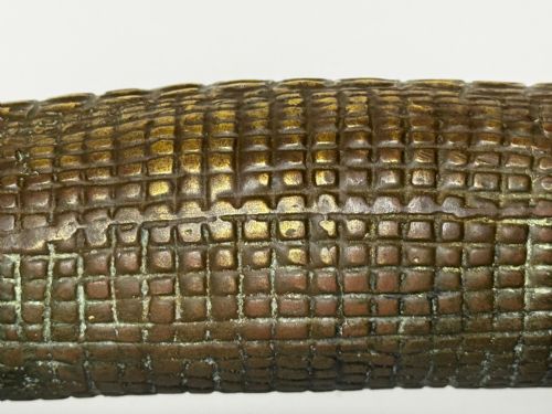 BRONZE CROCODILE FOUNTAIN HEAD GARDEN SPOUT SCULPTURE - ADDITIONAL PHOTO 23