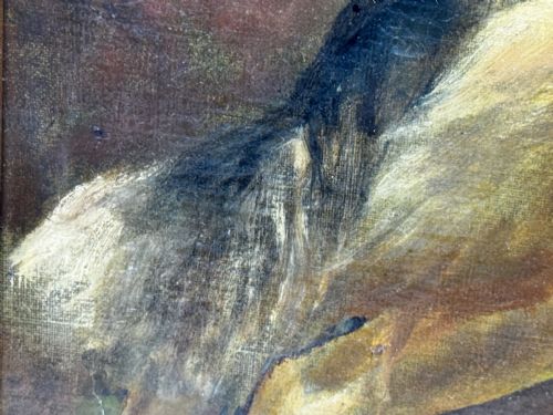 VICTORIAN OIL PORTRAIT OF A ROUGH COLLIE BY JOHN TRIVETT NETTLESHIP - ADDITIONAL PHOTO 28