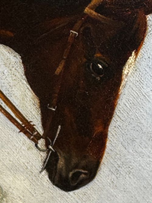 VICTORIAN RACING OIL PORTRAIT MASTER WALTER GOVERNORS CUP COLOMBO RACES C1894 OWNER HORACE DEANEDRUMMOND - ADDITIONAL PHOTO 19