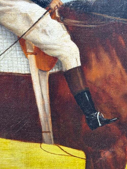 VICTORIAN RACING OIL PORTRAIT MASTER WALTER GOVERNORS CUP COLOMBO RACES C1894 OWNER HORACE DEANEDRUMMOND - ADDITIONAL PHOTO 22