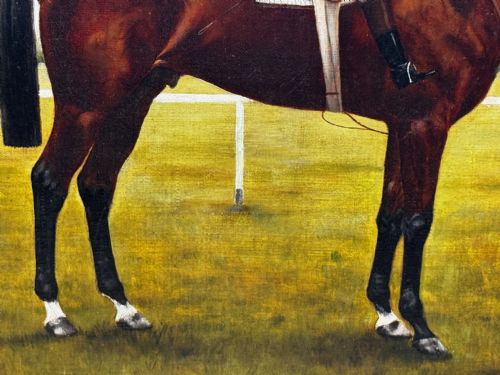 VICTORIAN RACING OIL PORTRAIT MASTER WALTER GOVERNORS CUP COLOMBO RACES C1894 OWNER HORACE DEANEDRUMMOND - ADDITIONAL PHOTO 24
