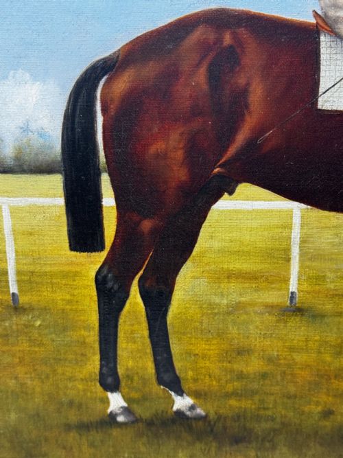 VICTORIAN RACING OIL PORTRAIT MASTER WALTER GOVERNORS CUP COLOMBO RACES C1894 OWNER HORACE DEANEDRUMMOND - ADDITIONAL PHOTO 25