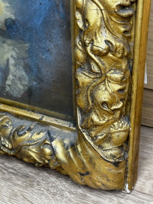 ANTIQUE SCOTTISH OIL PORTRAIT OF A GIRL READING SIGNED DAVID ALISON RSA - ADDITIONAL PHOTO 3
