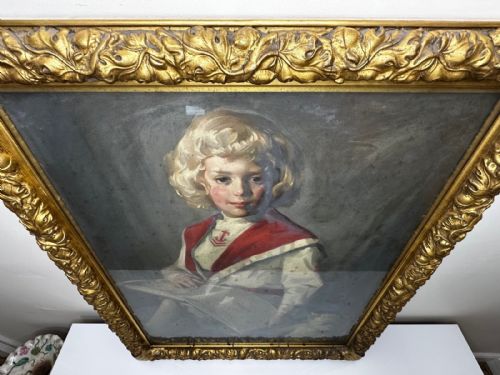 ANTIQUE SCOTTISH OIL PORTRAIT OF A GIRL READING SIGNED DAVID ALISON RSA - ADDITIONAL PHOTO 17