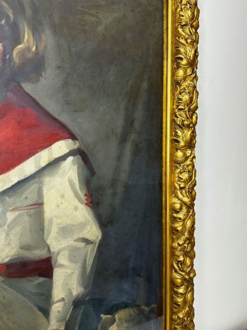 ANTIQUE SCOTTISH OIL PORTRAIT OF A GIRL READING SIGNED DAVID ALISON RSA - ADDITIONAL PHOTO 18